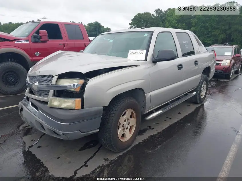 2005 Chevrolet Avalanche 1500 Z71 VIN: 3GNEK12Z25G230358 Lot: 45605124