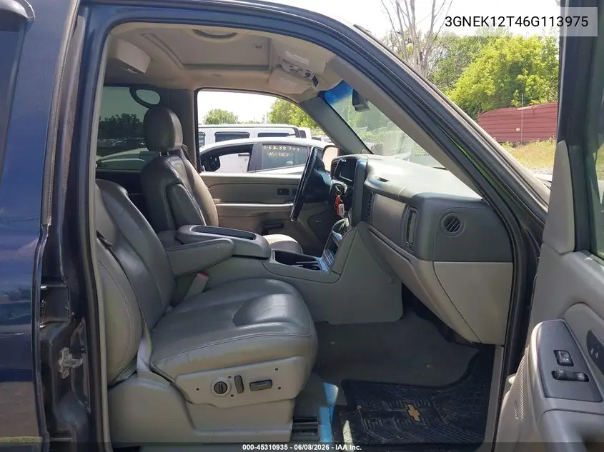 2006 Chevrolet Avalanche 1500 Ls/Lt/Z71 VIN: 3GNEK12T46G113975 Lot: 45310935