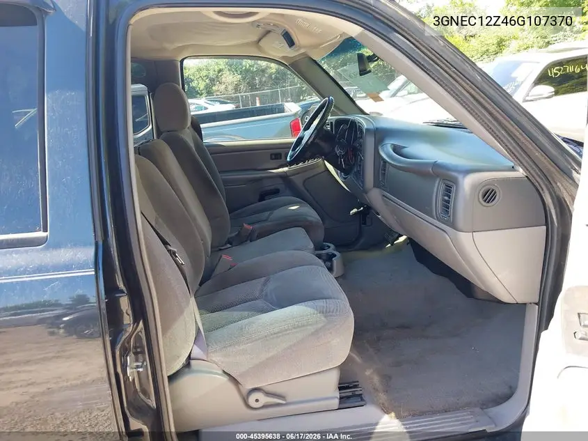 2006 Chevrolet Avalanche 1500 Z66 VIN: 3GNEC12Z46G107370 Lot: 45395638