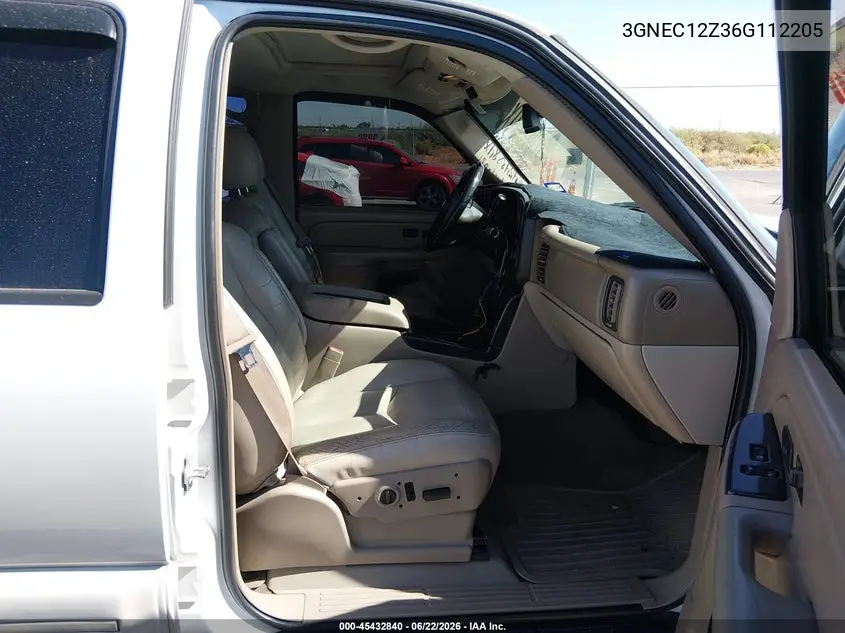 2006 Chevrolet Avalanche 1500 Z66 VIN: 3GNEC12Z36G112205 Lot: 45432840