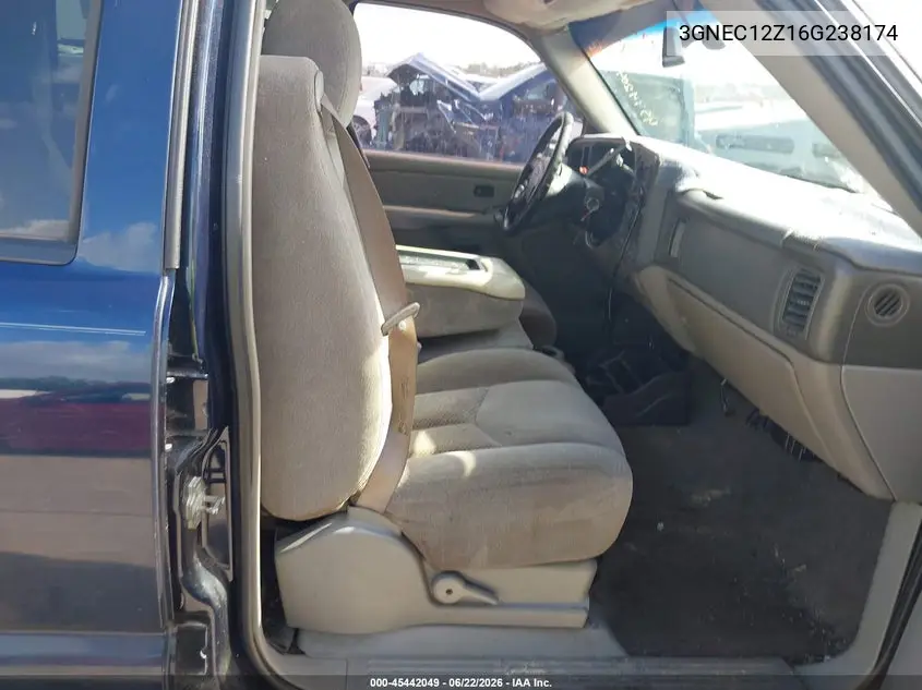 2006 Chevrolet Avalanche 1500 Ls VIN: 3GNEC12Z16G238174 Lot: 45442049