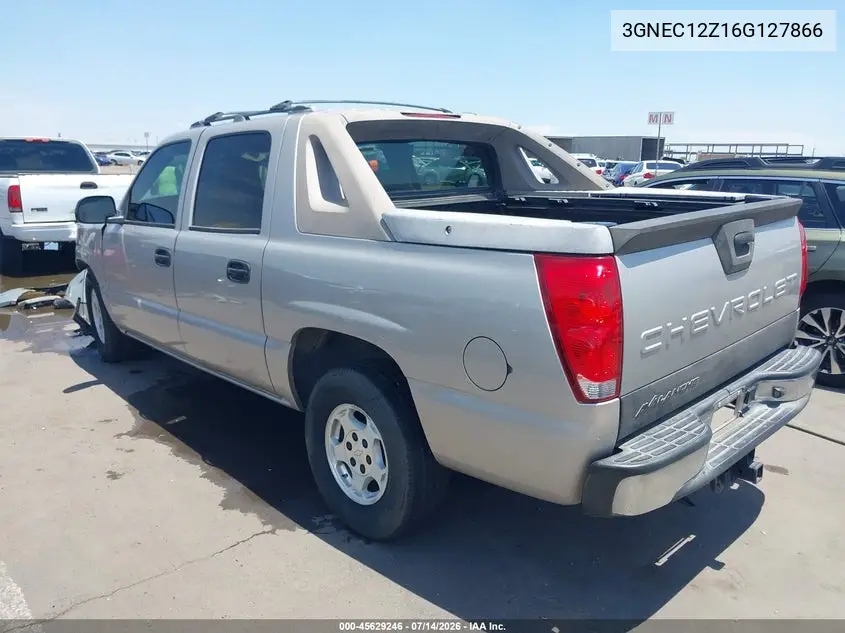 2006 Chevrolet Avalanche 1500 Ls VIN: 3GNEC12Z16G127866 Lot: 45629246