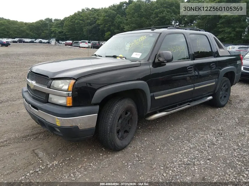 2006 Chevrolet Avalanche 1500 Z71 VIN: 3GNEK12Z56G105369 Lot: 45684894
