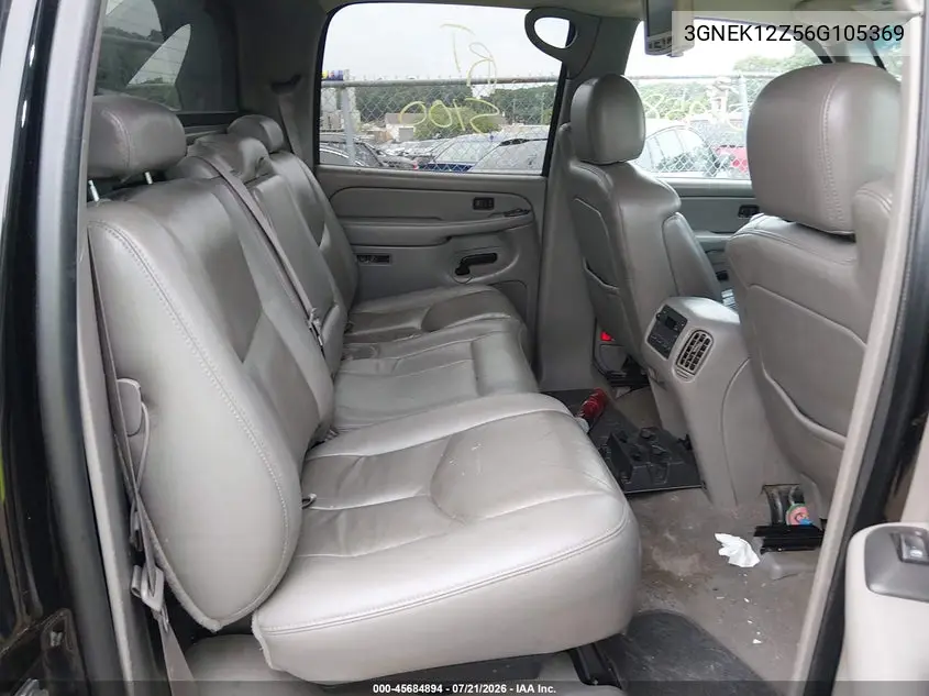 2006 Chevrolet Avalanche 1500 Z71 VIN: 3GNEK12Z56G105369 Lot: 45684894