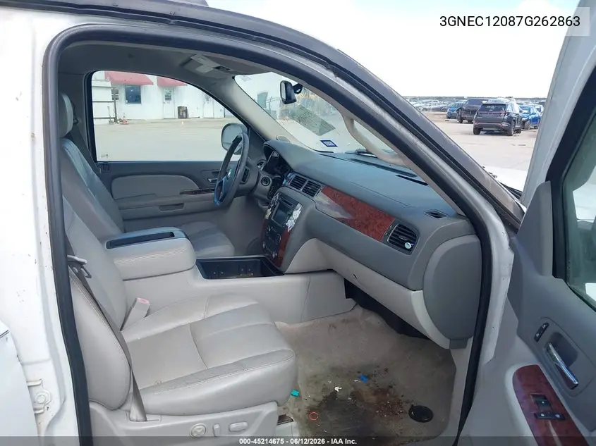 2007 Chevrolet Avalanche 1500 Ltz VIN: 3GNEC12087G262863 Lot: 45214675
