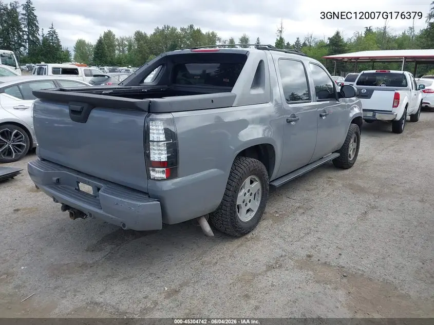 2007 Chevrolet Avalanche 1500 Ltz VIN: 3GNEC12007G176379 Lot: 45304742
