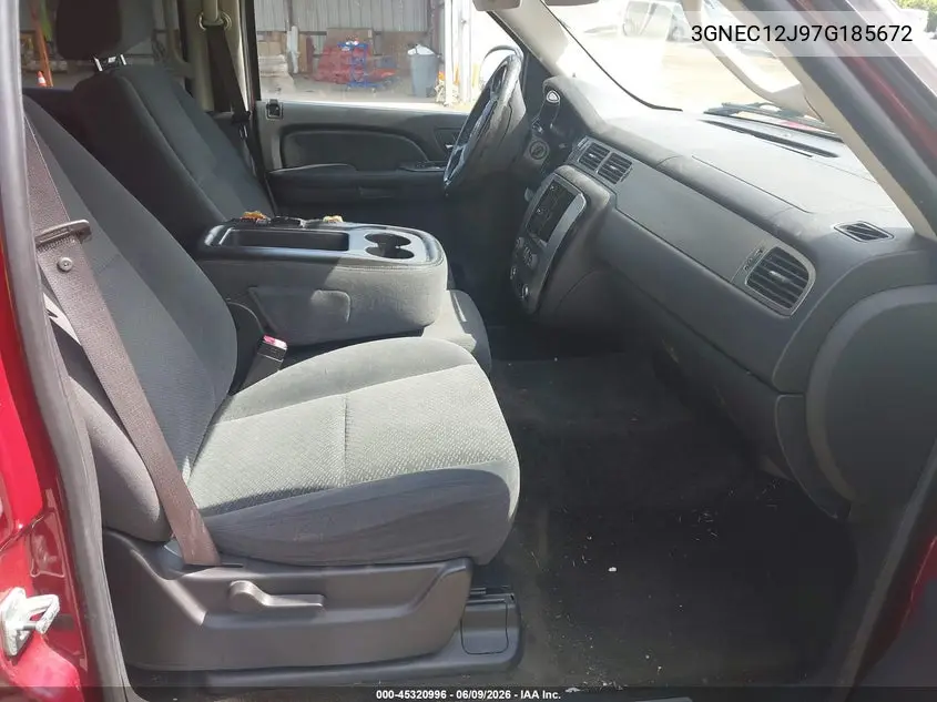 2007 Chevrolet Avalanche 1500 Ls VIN: 3GNEC12J97G185672 Lot: 45320996