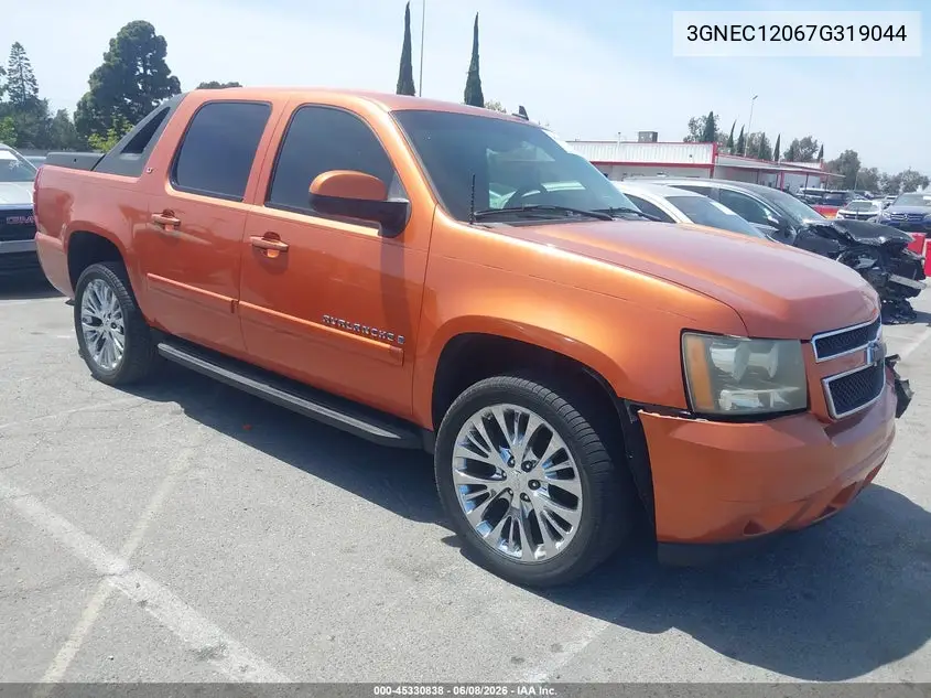 2007 Chevrolet Avalanche 1500 Lt VIN: 3GNEC12067G319044 Lot: 45330838