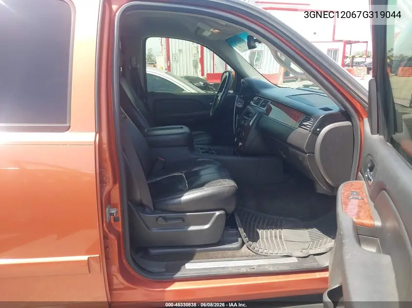 2007 Chevrolet Avalanche 1500 Lt VIN: 3GNEC12067G319044 Lot: 45330838