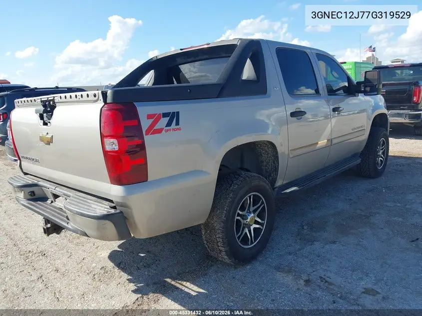 2007 Chevrolet Avalanche 1500 Ls VIN: 3GNEC12J77G319529 Lot: 45331432