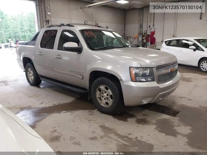 2007 Chevrolet Avalanche 1500 Lt VIN: 3GNFK12357G150104 Lot: 45389729