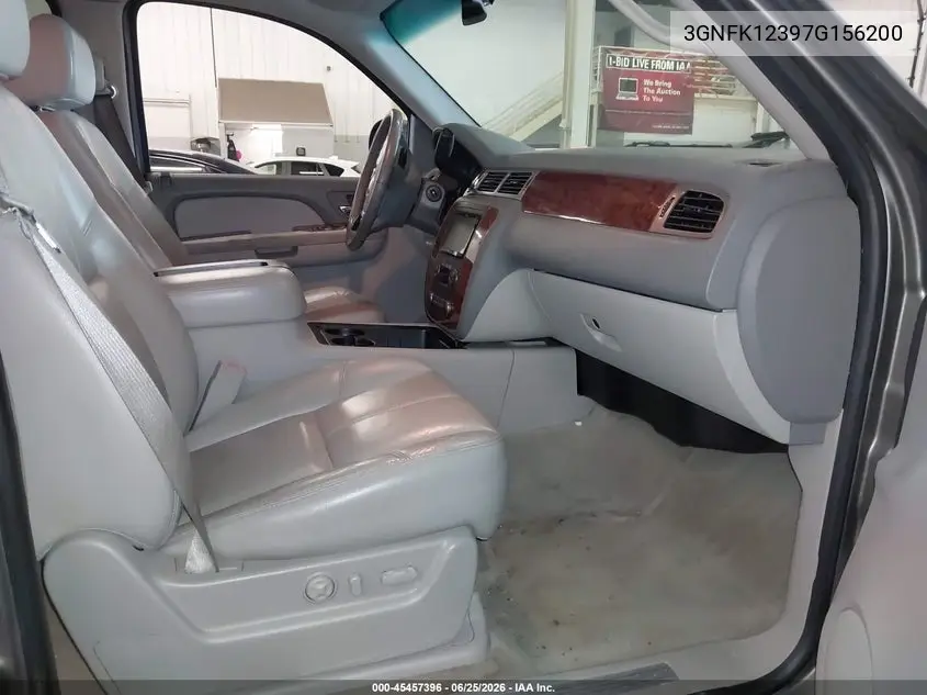 2007 Chevrolet Avalanche 1500 Ltz VIN: 3GNFK12397G156200 Lot: 45457396