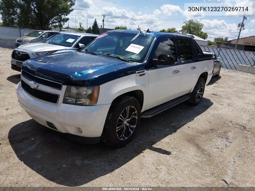 2007 Chevrolet Avalanche K1500 VIN: 3GNFK12327G269714 Lot: 45461085