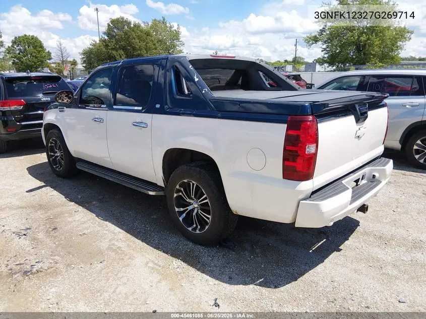 2007 Chevrolet Avalanche K1500 VIN: 3GNFK12327G269714 Lot: 45461085