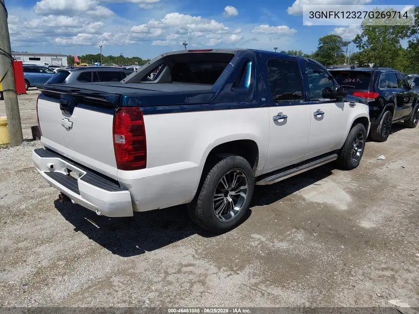 2007 Chevrolet Avalanche K1500 VIN: 3GNFK12327G269714 Lot: 45461085