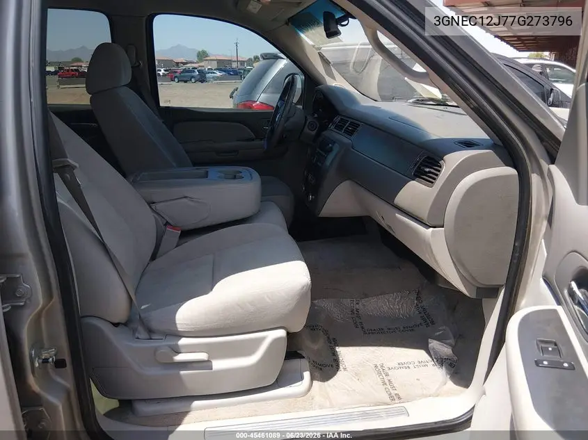 2007 Chevrolet Avalanche 1500 Ls VIN: 3GNEC12J77G273796 Lot: 45461089
