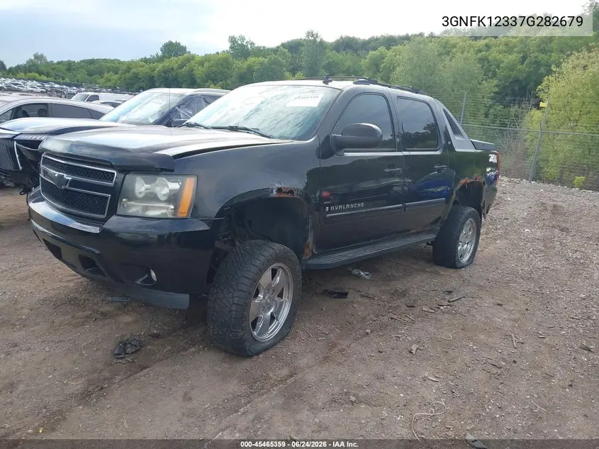 2007 Chevrolet Avalanche 1500 Ls/Lt/Ltz VIN: 3GNFK12337G282679 Lot: 45465359