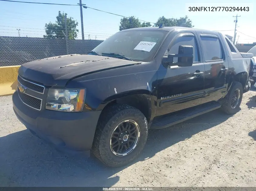 2007 Chevrolet Avalanche 1500 Lt VIN: 3GNFK12Y77G294443 Lot: 45497515