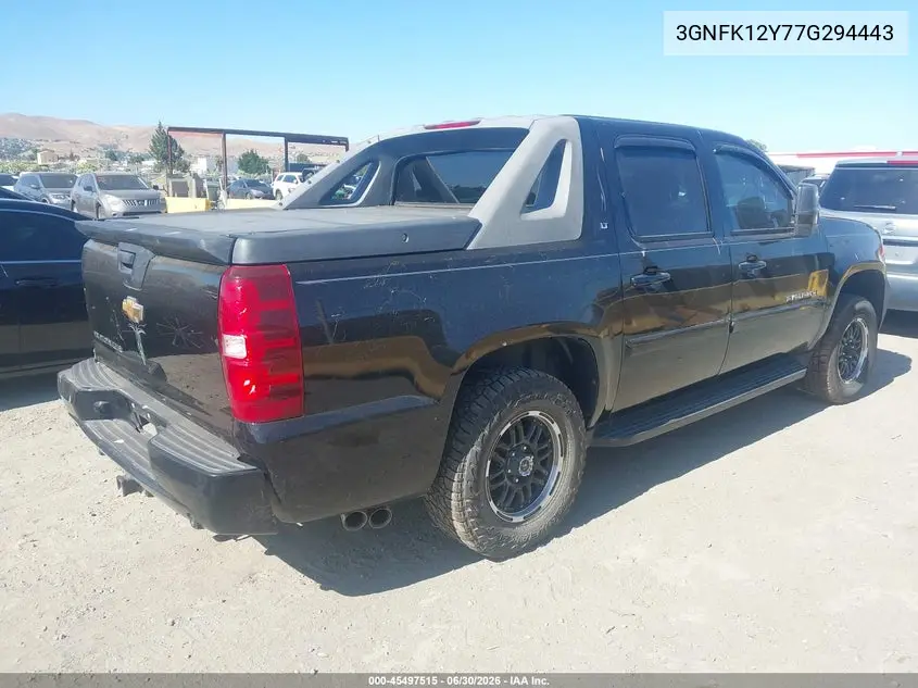 2007 Chevrolet Avalanche 1500 Lt VIN: 3GNFK12Y77G294443 Lot: 45497515