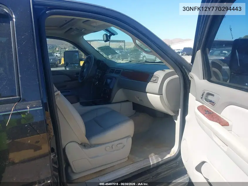2007 Chevrolet Avalanche 1500 Lt VIN: 3GNFK12Y77G294443 Lot: 45497515