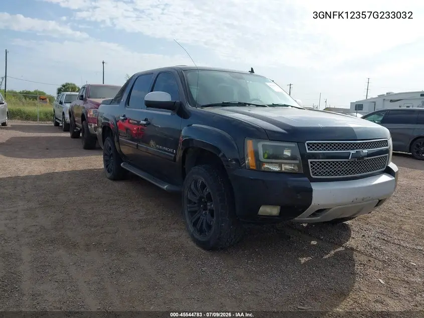 2007 Chevrolet Avalanche 1500 Lt VIN: 3GNFK12357G233032 Lot: 45544783