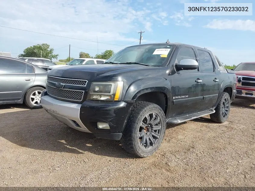 2007 Chevrolet Avalanche 1500 Lt VIN: 3GNFK12357G233032 Lot: 45544783