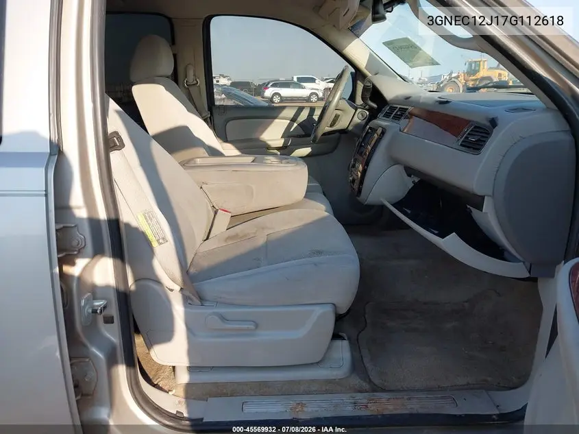 2007 Chevrolet Avalanche 1500 Lt VIN: 3GNEC12J17G112618 Lot: 45569932