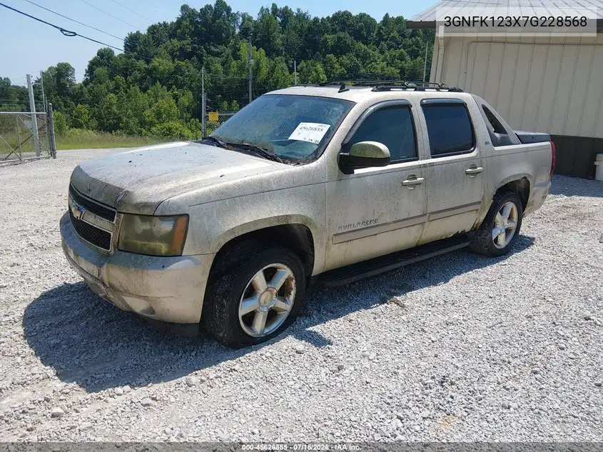 2007 Chevrolet Avalanche 1500 Ltz VIN: 3GNFK123X7G228568 Lot: 45626855