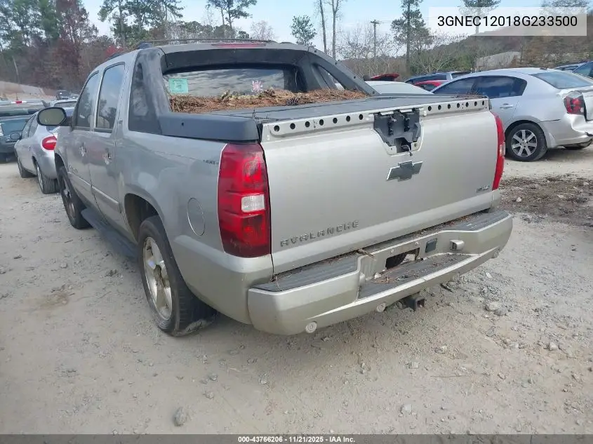 3GNEC12018G233500 2008 Chevrolet Avalanche 1500 Ltz