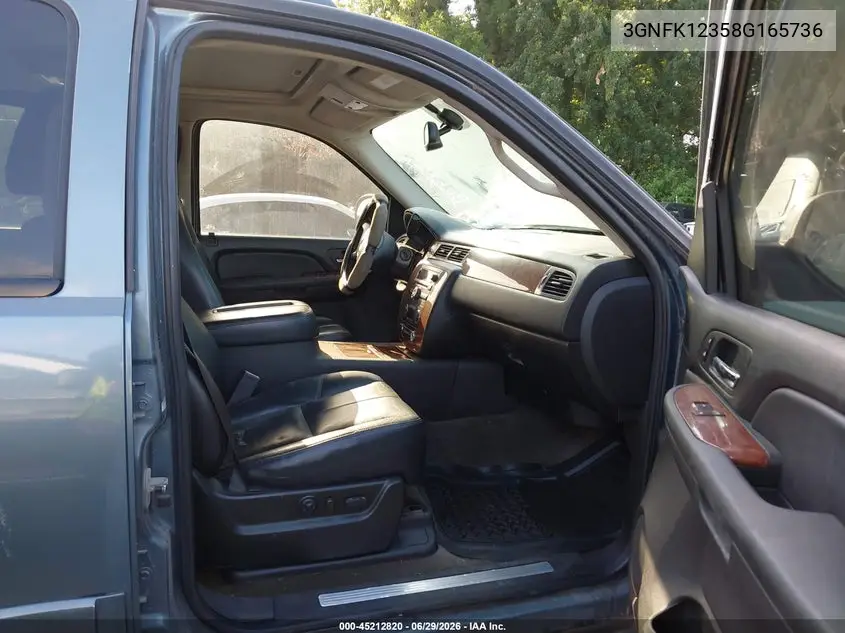 2008 Chevrolet Avalanche 1500 Ls/Lt/Ltz VIN: 3GNFK12358G165736 Lot: 45212820