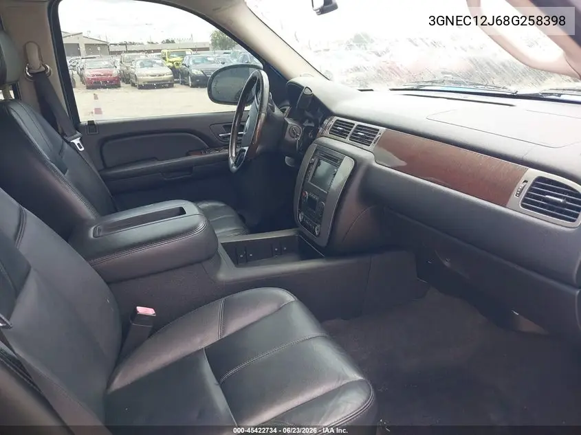 2008 Chevrolet Avalanche 1500 Lt VIN: 3GNEC12J68G258398 Lot: 45422734