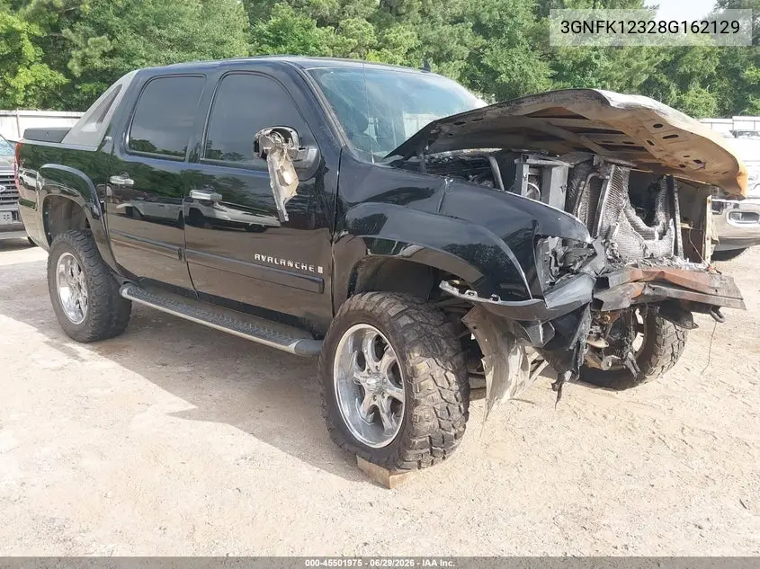 2008 Chevrolet Avalanche 1500 Lt VIN: 3GNFK12328G162129 Lot: 45501975