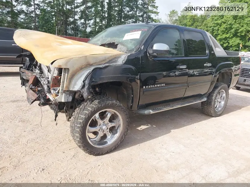 2008 Chevrolet Avalanche 1500 Lt VIN: 3GNFK12328G162129 Lot: 45501975