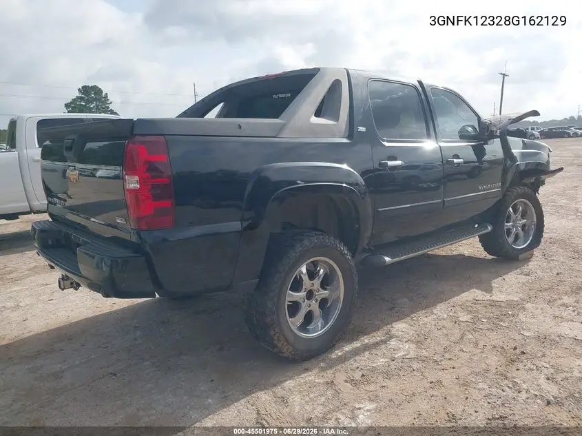 2008 Chevrolet Avalanche 1500 Lt VIN: 3GNFK12328G162129 Lot: 45501975