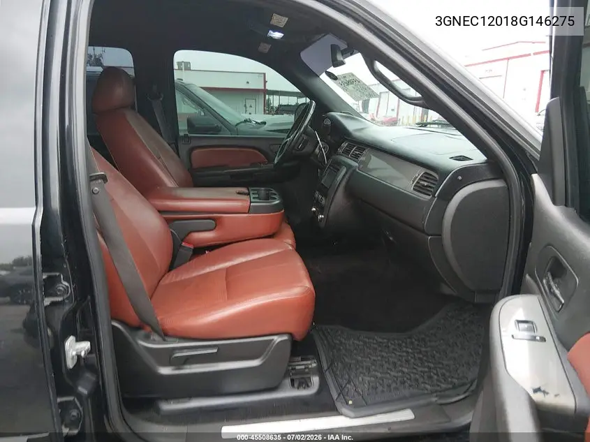 2008 Chevrolet Avalanche 1500 Ls VIN: 3GNEC12018G146275 Lot: 45508635