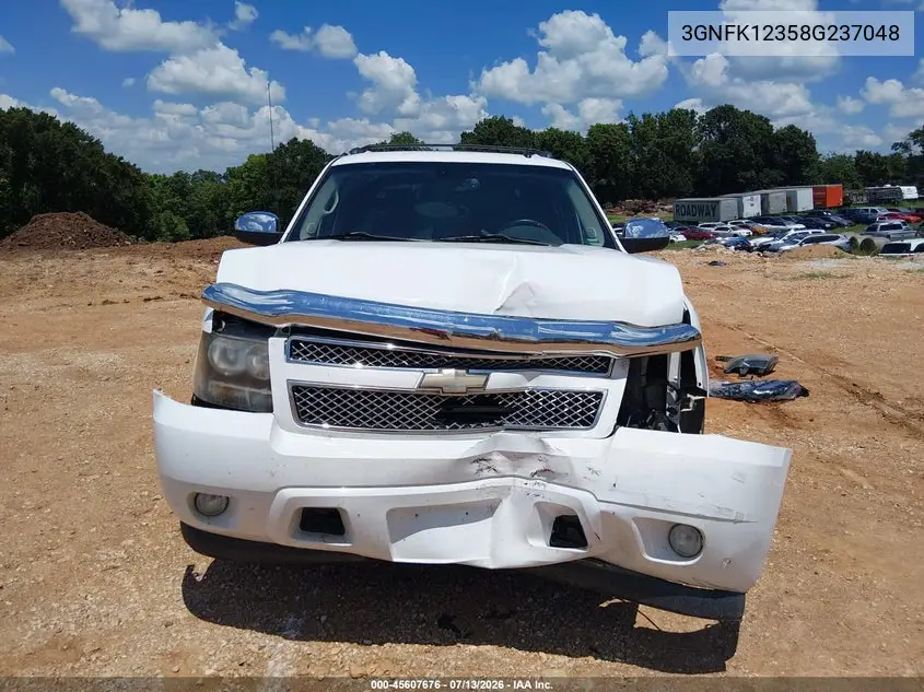 2008 Chevrolet Avalanche 1500 Ltz VIN: 3GNFK12358G237048 Lot: 45607676