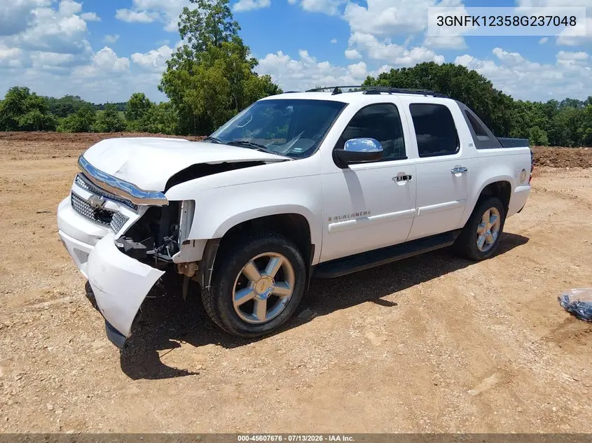 2008 Chevrolet Avalanche 1500 Ltz VIN: 3GNFK12358G237048 Lot: 45607676