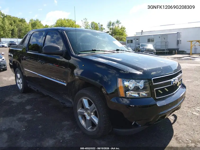 2009 Chevrolet Avalanche 1500 Ls VIN: 3GNFK12069G208309 Lot: 45333322