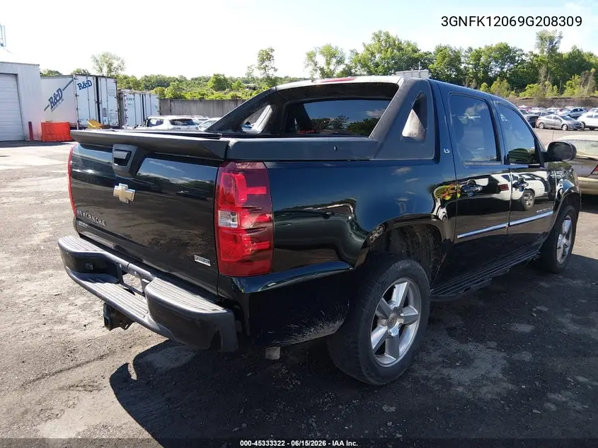 2009 Chevrolet Avalanche 1500 Ls VIN: 3GNFK12069G208309 Lot: 45333322