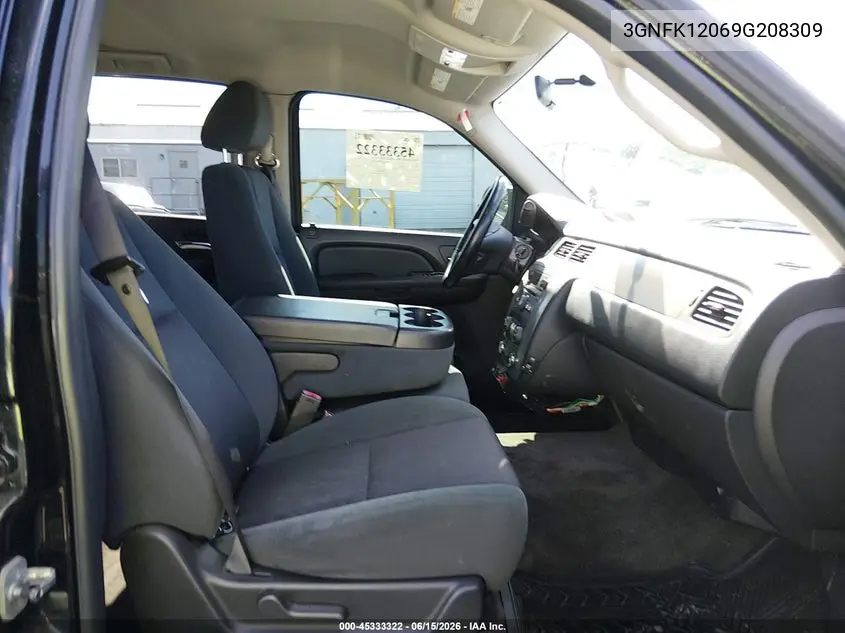 2009 Chevrolet Avalanche 1500 Ls VIN: 3GNFK12069G208309 Lot: 45333322