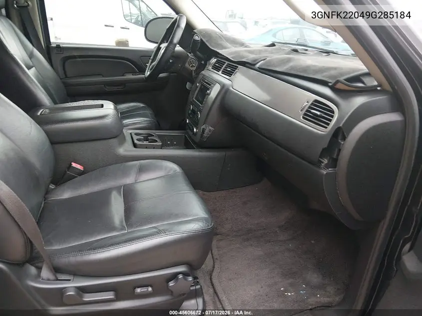 2009 Chevrolet Avalanche 1500 Lt2 VIN: 3GNFK22049G285184 Lot: 45606672