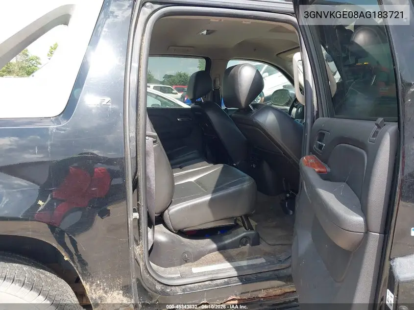 2010 Chevrolet Avalanche 1500 Ltz VIN: 3GNVKGE08AG183721 Lot: 45343832