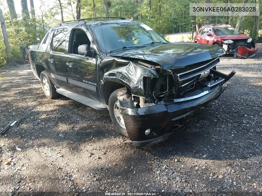 2010 Chevrolet Avalanche 1500 Ls VIN: 3GNVKEE06AG283028 Lot: 45344739