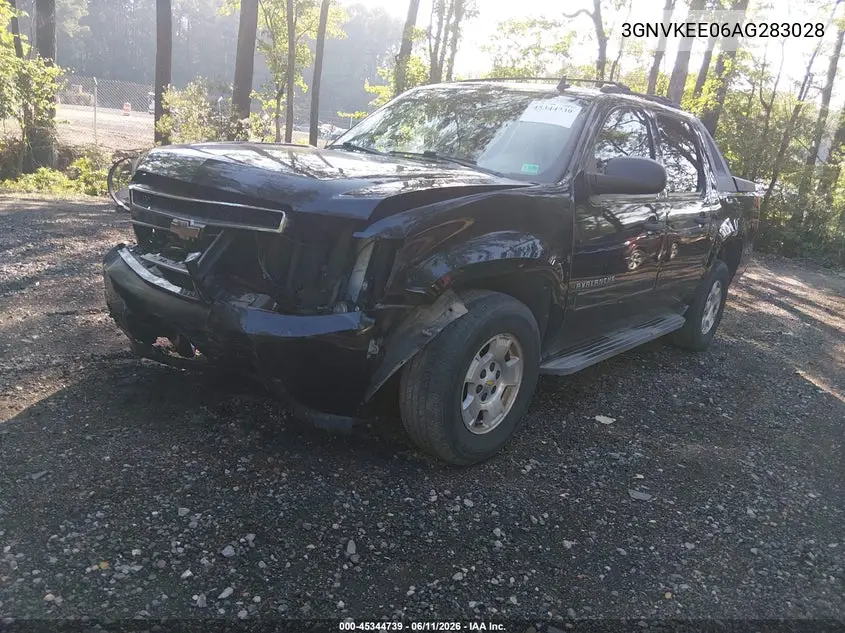 2010 Chevrolet Avalanche 1500 Ls VIN: 3GNVKEE06AG283028 Lot: 45344739
