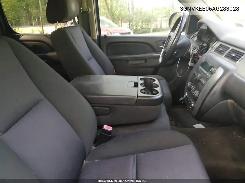 2010 Chevrolet Avalanche 1500 Ls VIN: 3GNVKEE06AG283028 Lot: 45344739