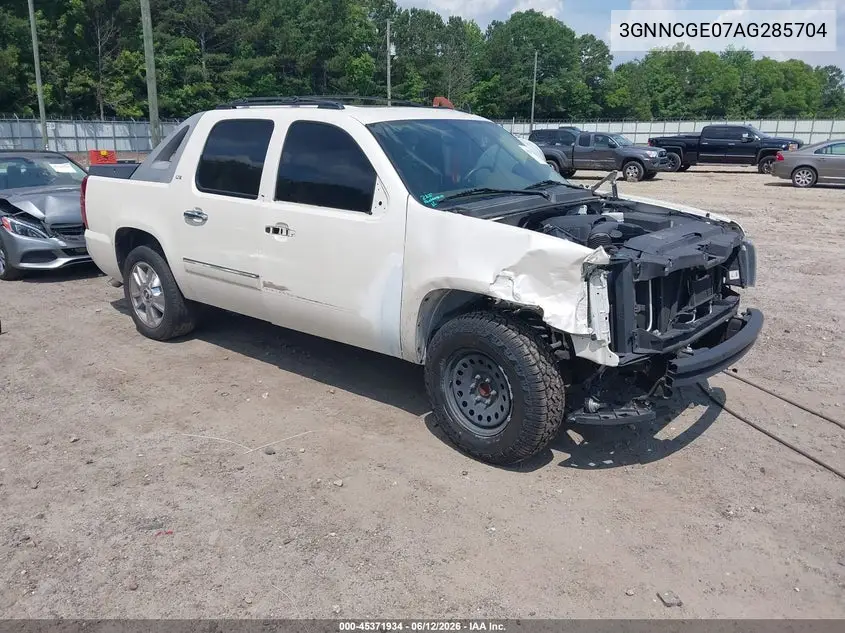 2010 Chevrolet Avalanche 1500 Ltz VIN: 3GNNCGE07AG285704 Lot: 45371934