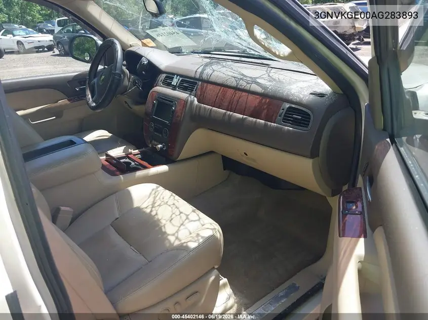 2010 Chevrolet Avalanche 1500 Ltz VIN: 3GNVKGE00AG283893 Lot: 45402146