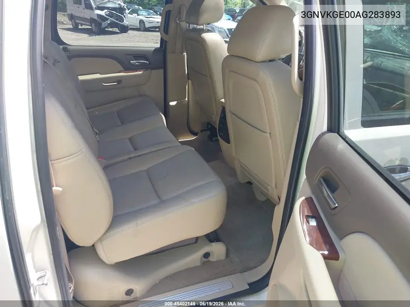 2010 Chevrolet Avalanche 1500 Ltz VIN: 3GNVKGE00AG283893 Lot: 45402146