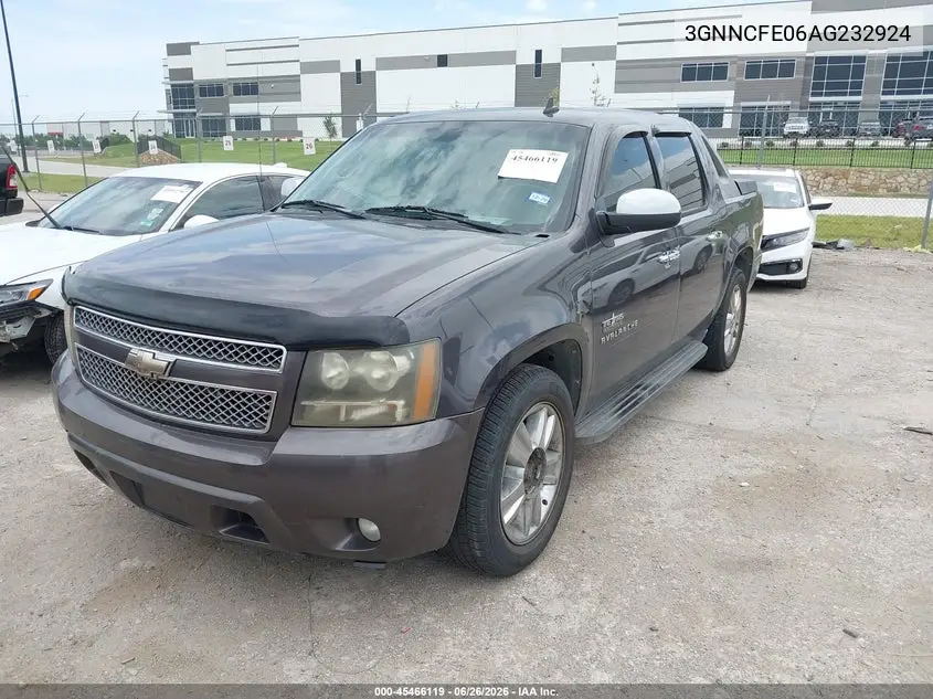 2010 Chevrolet Avalanche 1500 Lt1 VIN: 3GNNCFE06AG232924 Lot: 45466119