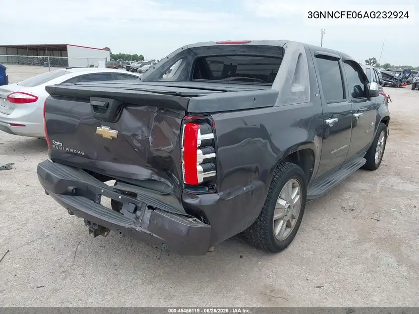 2010 Chevrolet Avalanche 1500 Lt1 VIN: 3GNNCFE06AG232924 Lot: 45466119